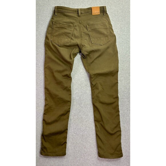 DUER N2X Relaxed Taper Pants Men’s Brown Performance Stretch Denim Size 30x32 - Picture 6 of 8